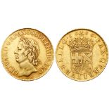 Oliver Cromwell (d.1658), Gold Broad of Twenty Shillings