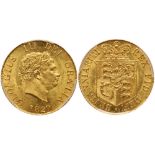 George III (1760-1820), Gold Half-Sovereign, 1820