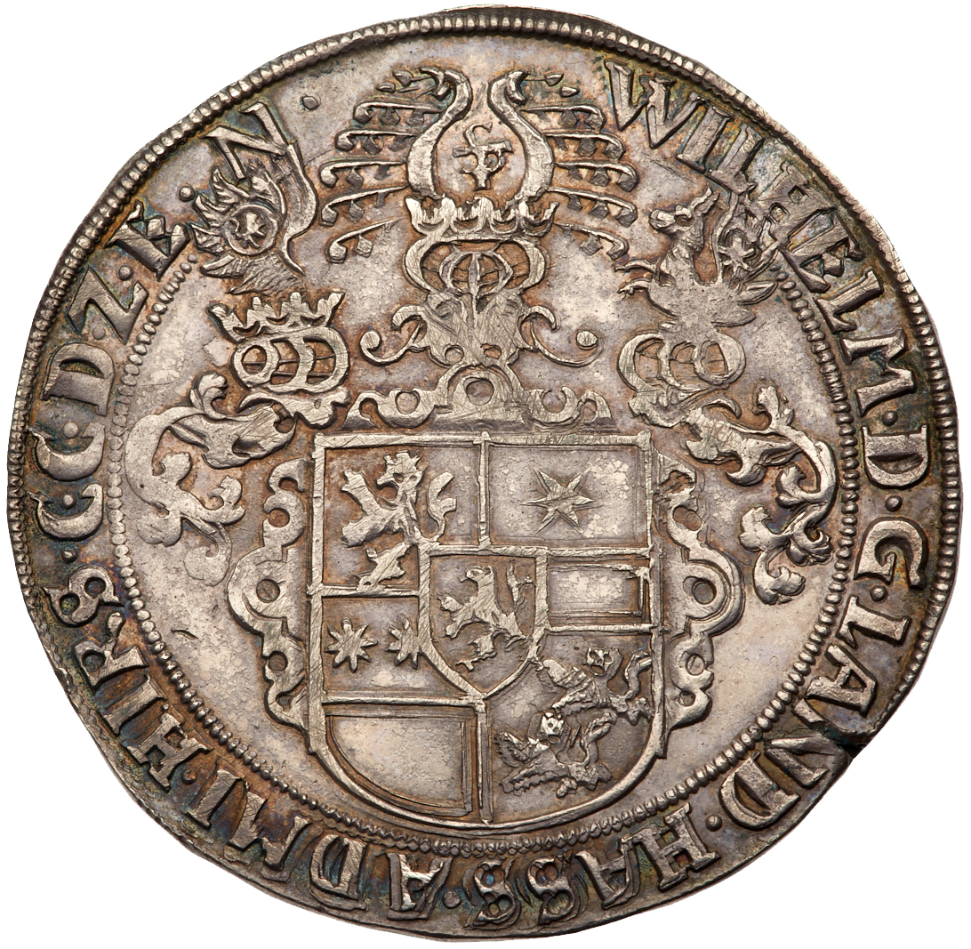 German States: Hesse-Cassel. Wilhelm V (1627-1637). Silver "Storm" Taler, 16Z8-TS - Image 2 of 3