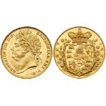 George IV (1820-30), Gold Half-Sovereign, 1821