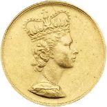 Great Britain. Elizabeth II Gold Medal, ND (1965). EF