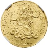 Italian States: Genoa. 24 Lire, 1793. NGC MS62