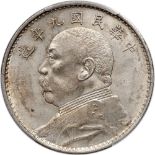 China - Republic. Dollar, Year 9 (1920). PCGS AU