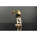 Boxed Crystal Swarovski Toucan, Black Diamond Ed.