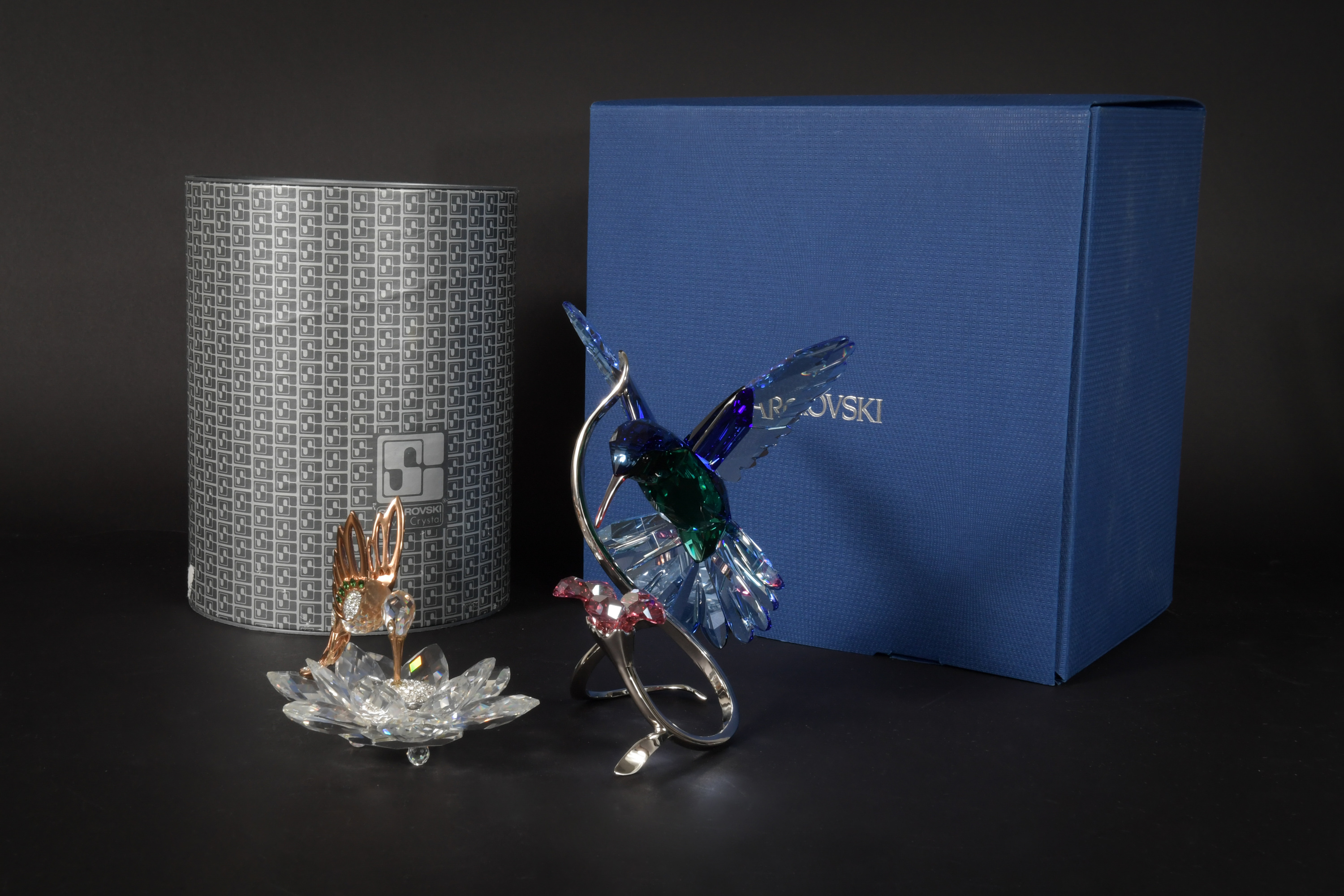 2 Boxed Swarovski Crystal Humming Birds - Image 3 of 7