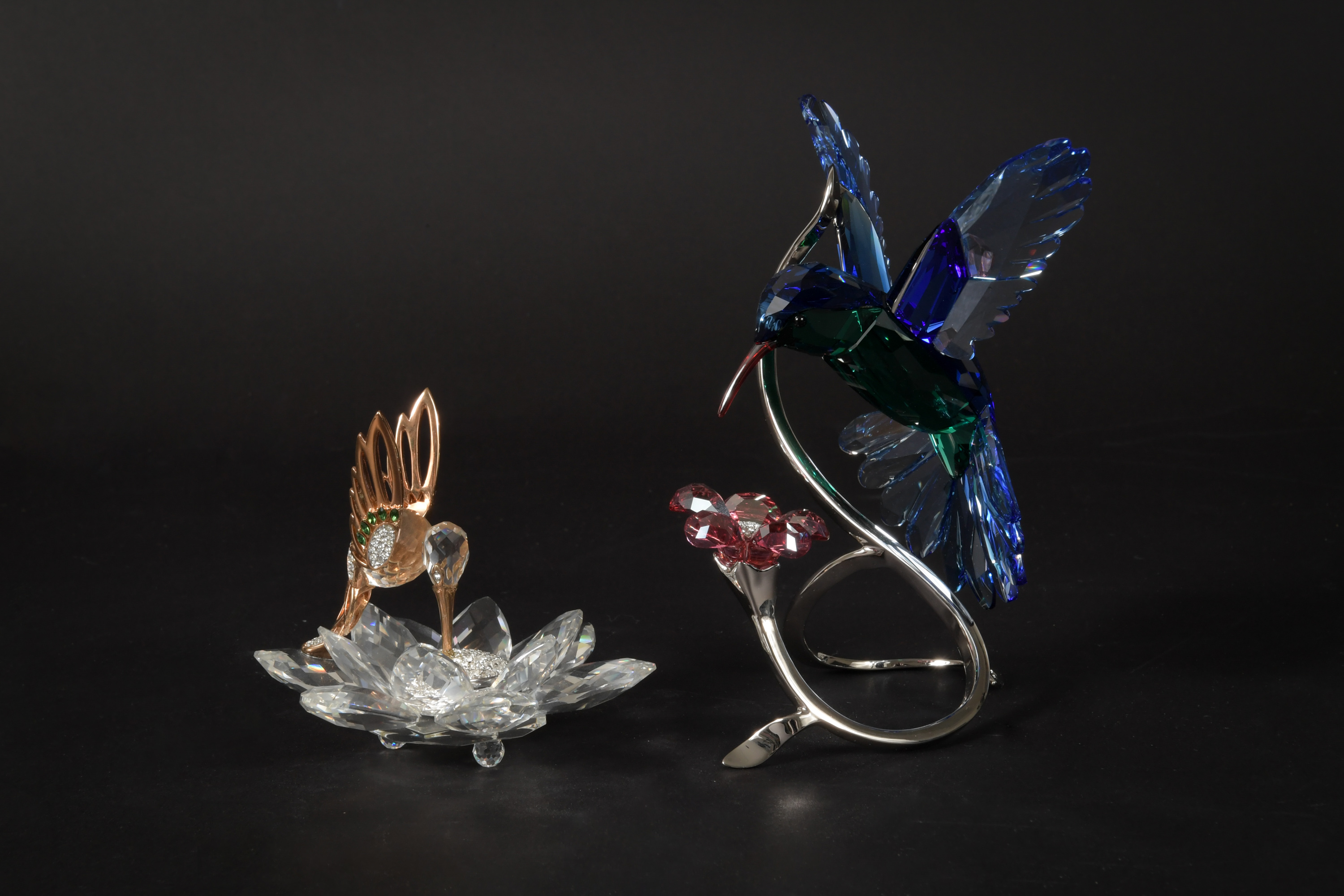 2 Boxed Swarovski Crystal Humming Birds - Image 2 of 7