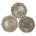 Graff, Washbourne and Dunn, 3 Sterling Plates