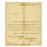 Signed Bonaparte Letter, 19th Century