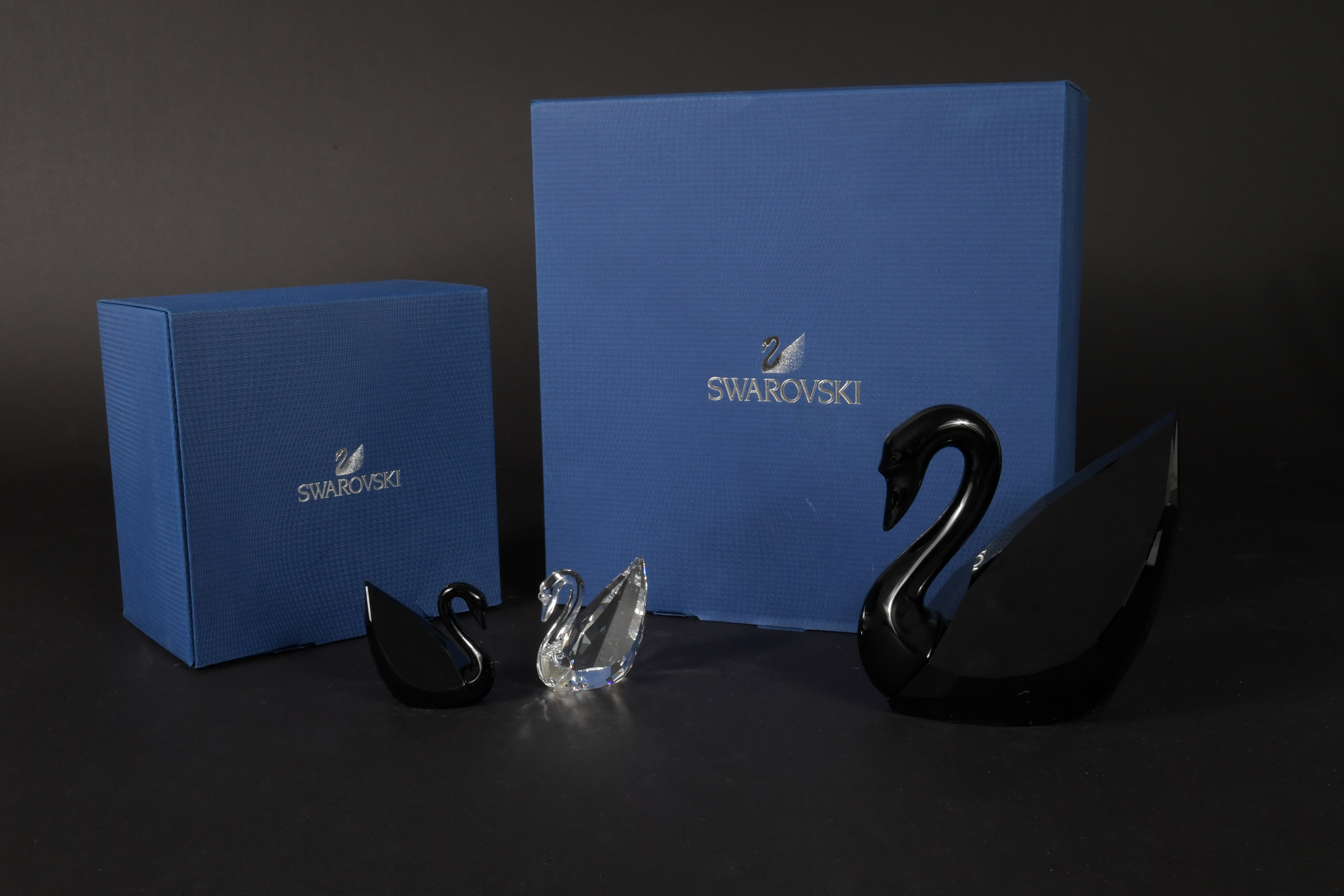 2 Boxed Swarovski Signed Swans, Artist Signed - Image 5 of 9