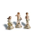 Meissen, 3 Cupids, Models M101, M102, and M104