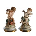 Meissen, 2 Cupids, Models L104 and L107