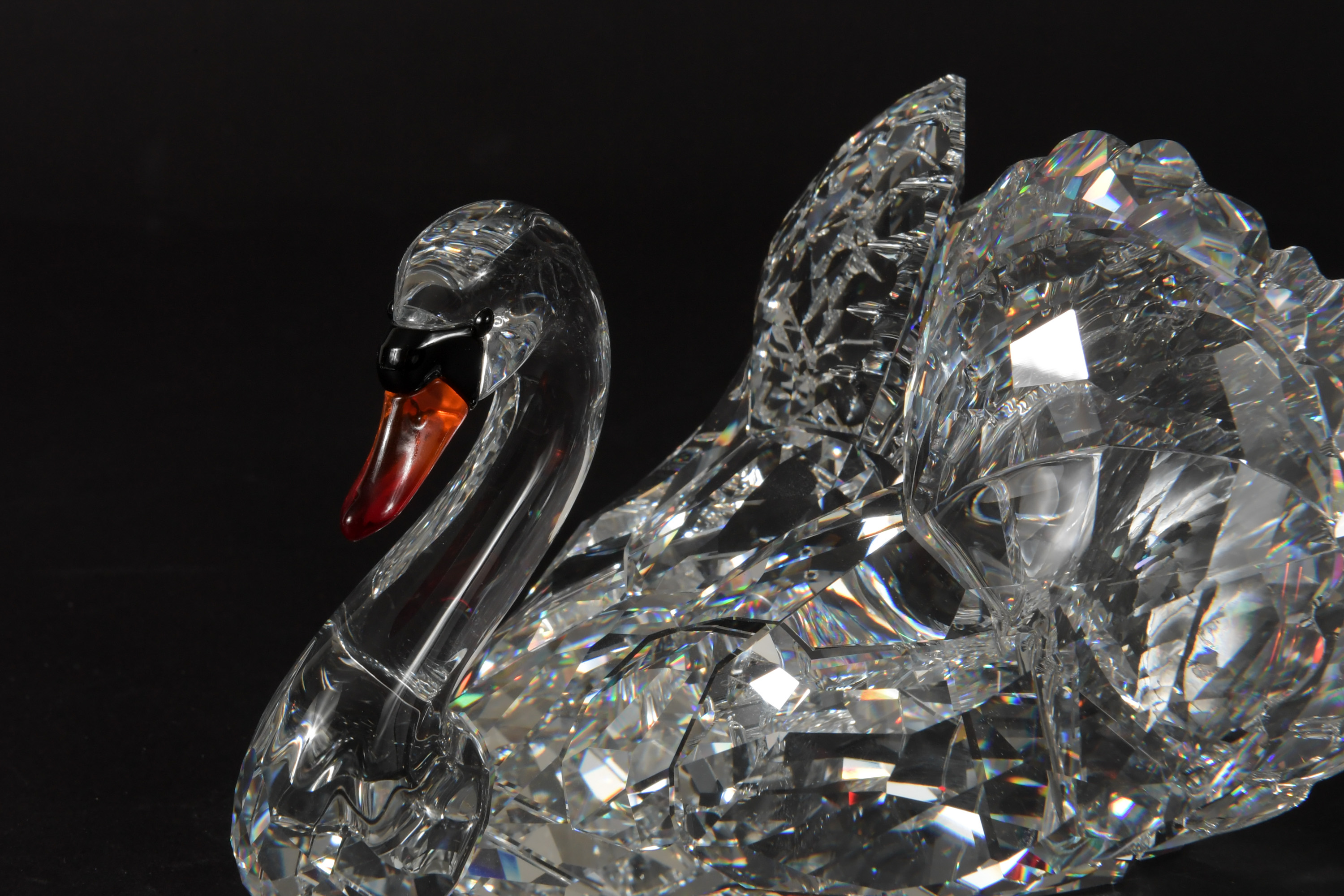 2 Boxed Swarovski Crystal Large Swan and Swan Pair - Image 5 of 5