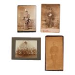 Cabinet Cards Featuring Soldiers From Indian Wars