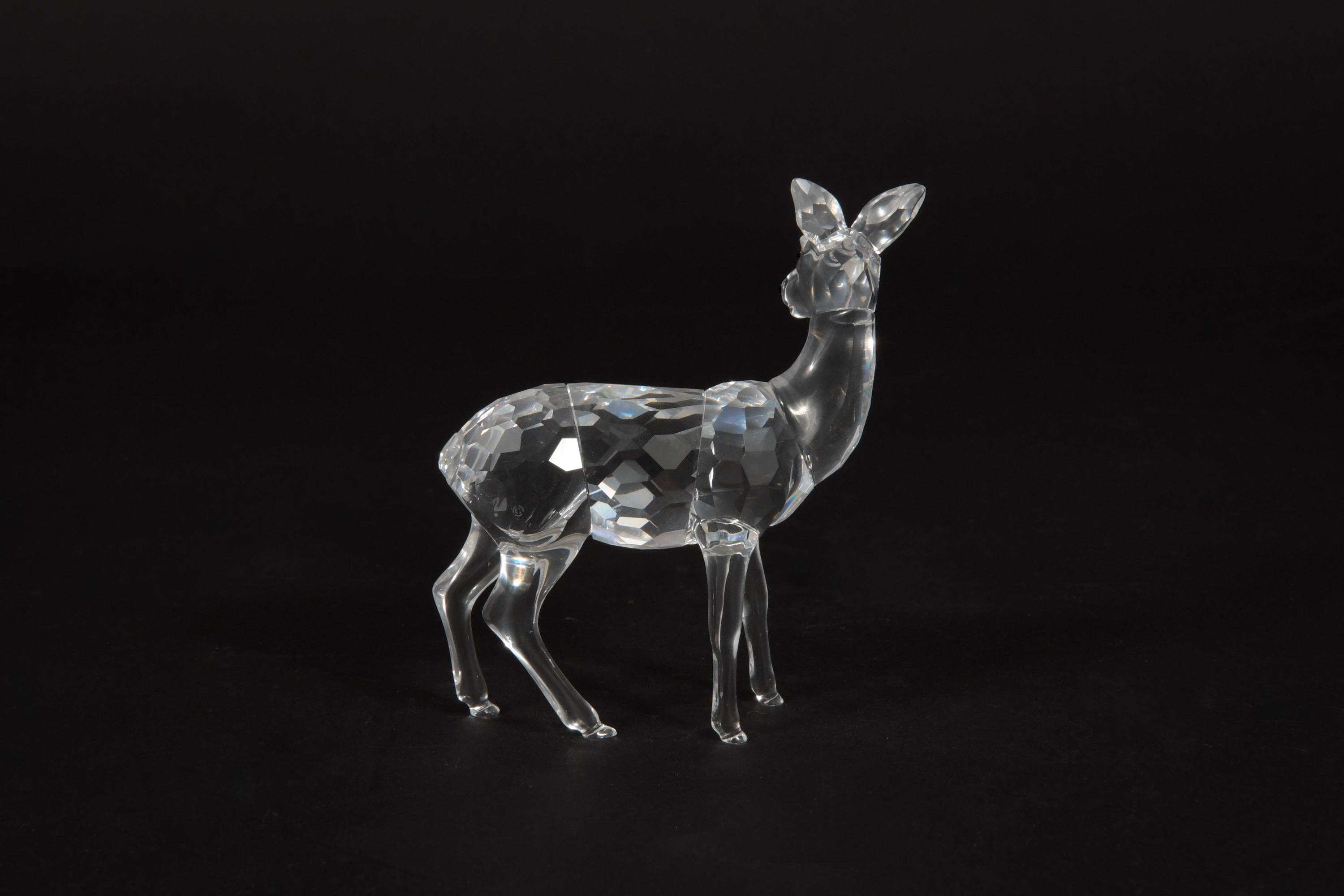 2 Boxed Swarovski Silver Crystal Stag and Doe - Image 10 of 11