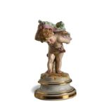 Meissen, Rare Cupid Carrying a Slipper, Model L117