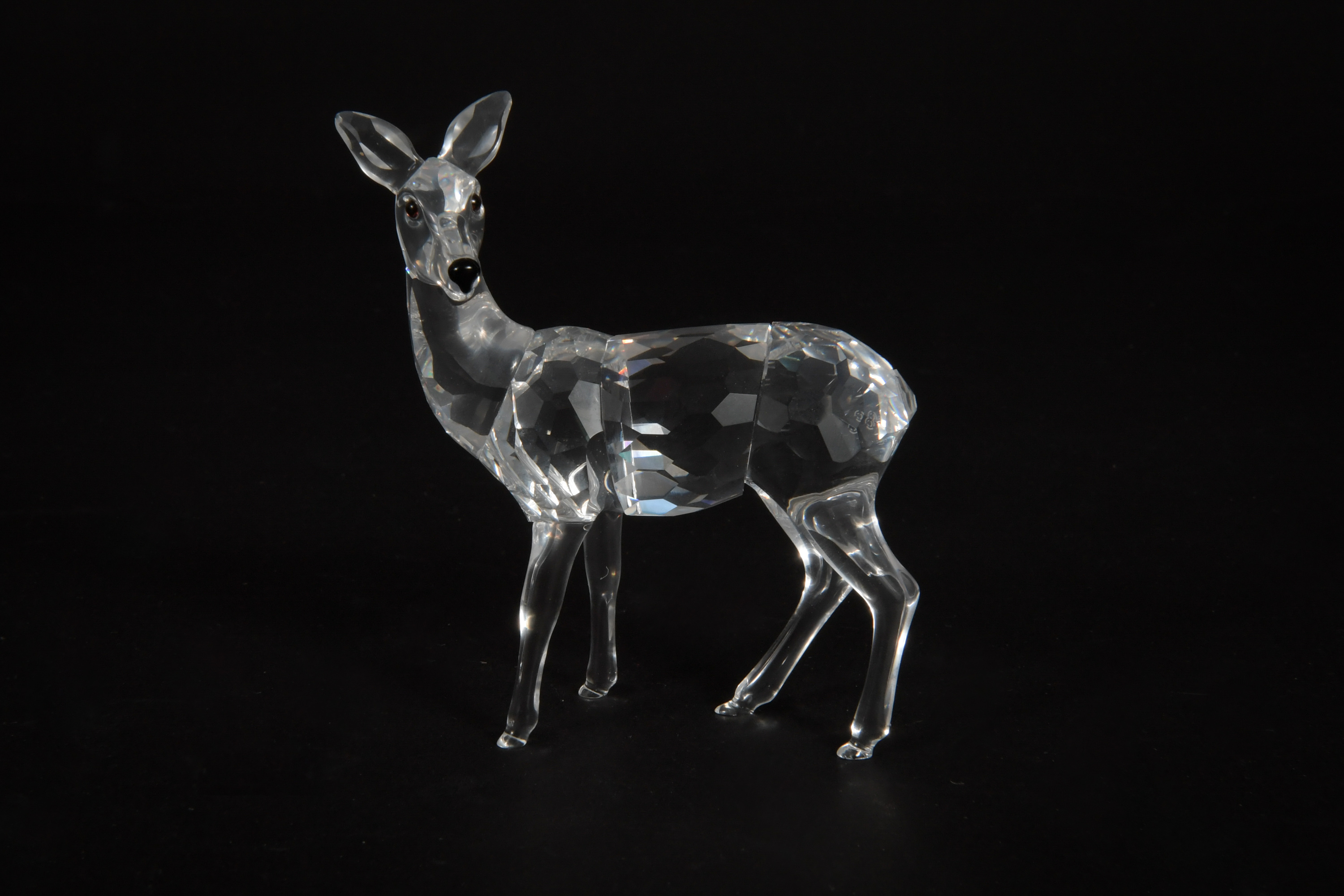 2 Boxed Swarovski Silver Crystal Stag and Doe - Image 8 of 11