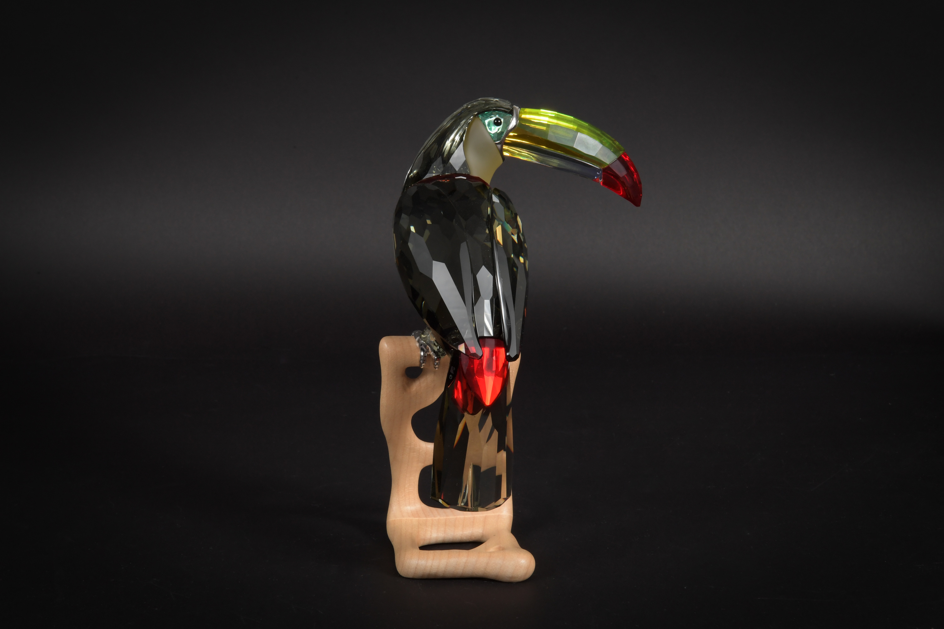 Boxed Crystal Swarovski Toucan, Black Diamond Ed. - Image 7 of 9