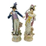 Meissen, 2 Costume Figures, Models Q114 and Q115