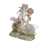 Meissen, Cupid on Bicycle, Model T6