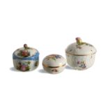 Meissen, 3 Dresser Boxes