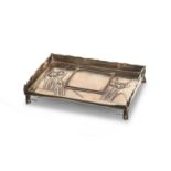 Nomura, Sterling Silver Inkstand, Meiji