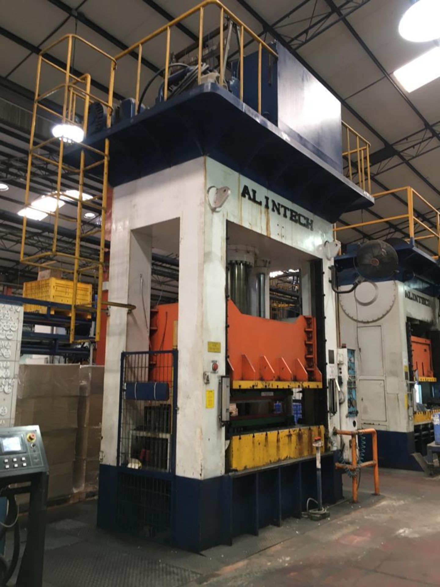 ALINTECH 350 TON HYDRAULIC STAMPING PRESS; MODEL 350-H - Image 2 of 4