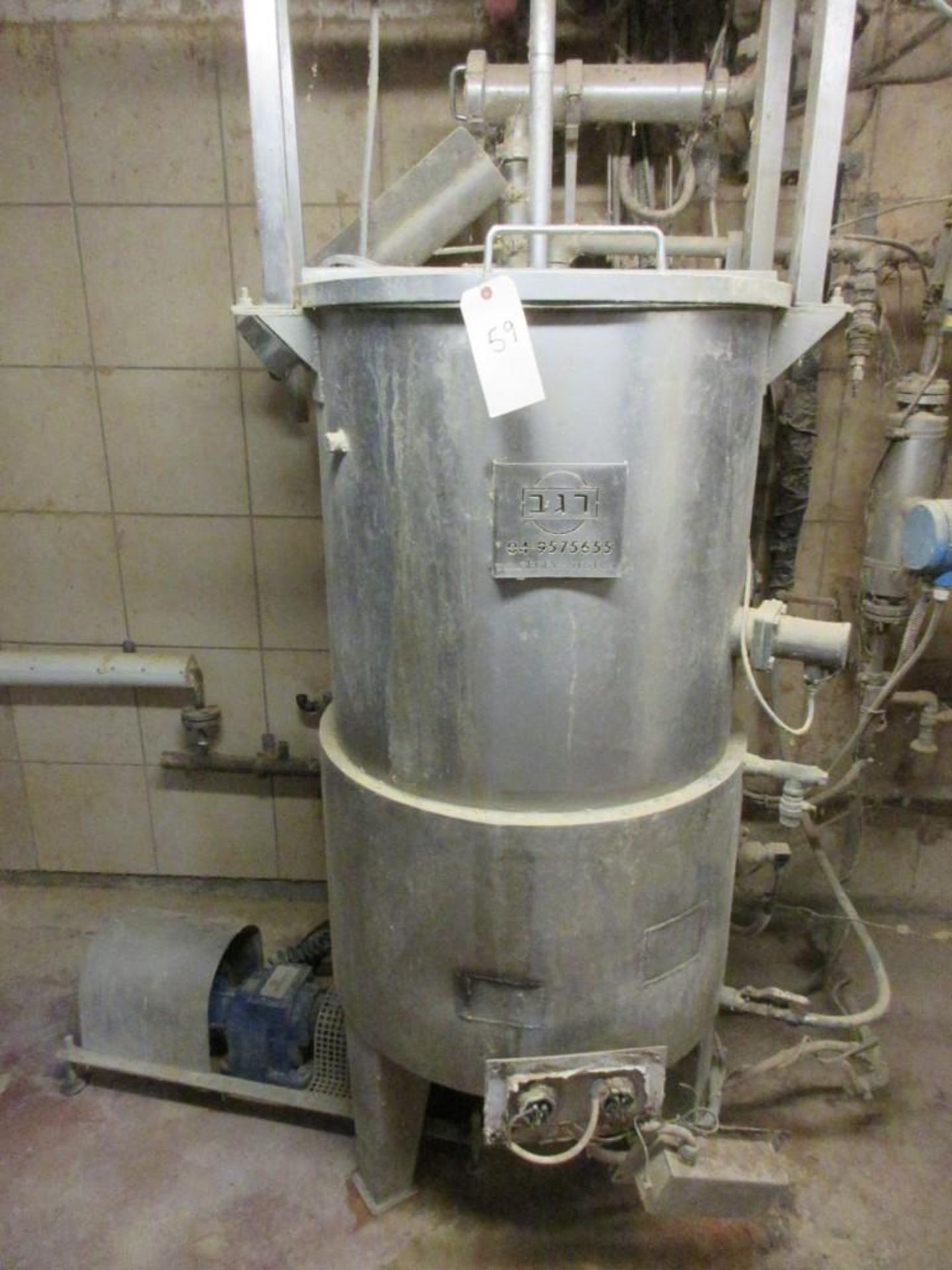 STAINLESS STEEL MIXING TANK