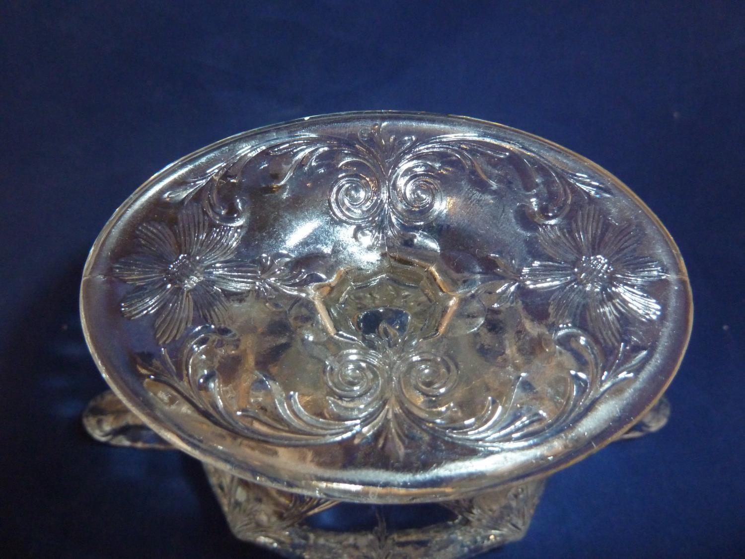 French Glass - a moulded colorless glass sugar box and cover, in the Rock Crystal style, the two - Image 9 of 9