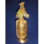 Formia International, Murano - a Carnivale glass figure of a standing woman in 18th Century dress