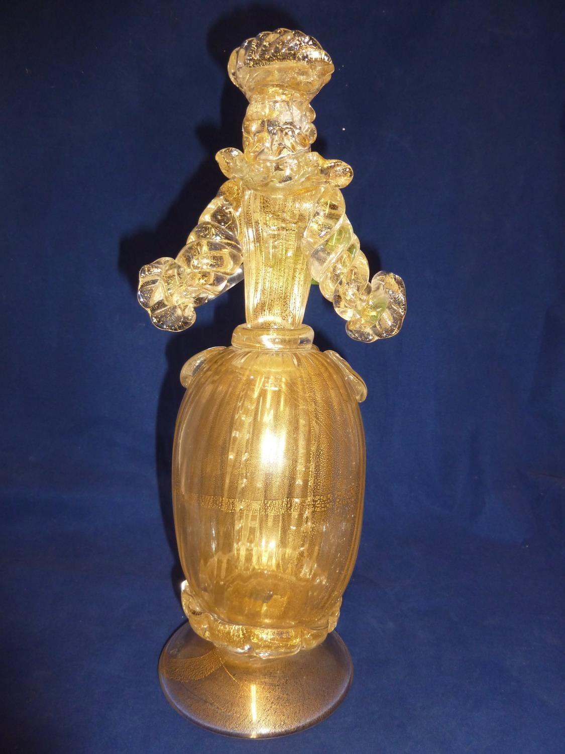 Formia International, Murano - a Carnivale glass figure of a standing woman in 18th Century dress - Image 3 of 9