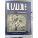 Reference Book - R. Lalique - Catalogue Raisonne de L' Ouvre de Verre, Felix Marcilhac, published by