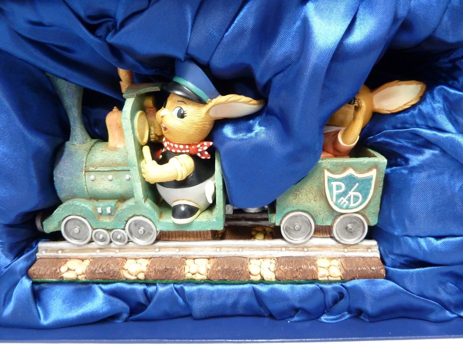 Pendelfin - Train, with Certificate no 190, Limited Edition of 500, boxed. Good Condition Saleroom