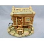 Pendelfin - Village, The Wooden Hut, Limited Edition of 1000 with certificate, 1953 Celebration,