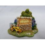 Pendelfin - Village, Village Sign, boxed. Good Condition Saleroom location:Box 1