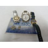 A Seiko 5 superior Titanium Automatic Gentleman's wristwatch, with papers; a Smiths Empire