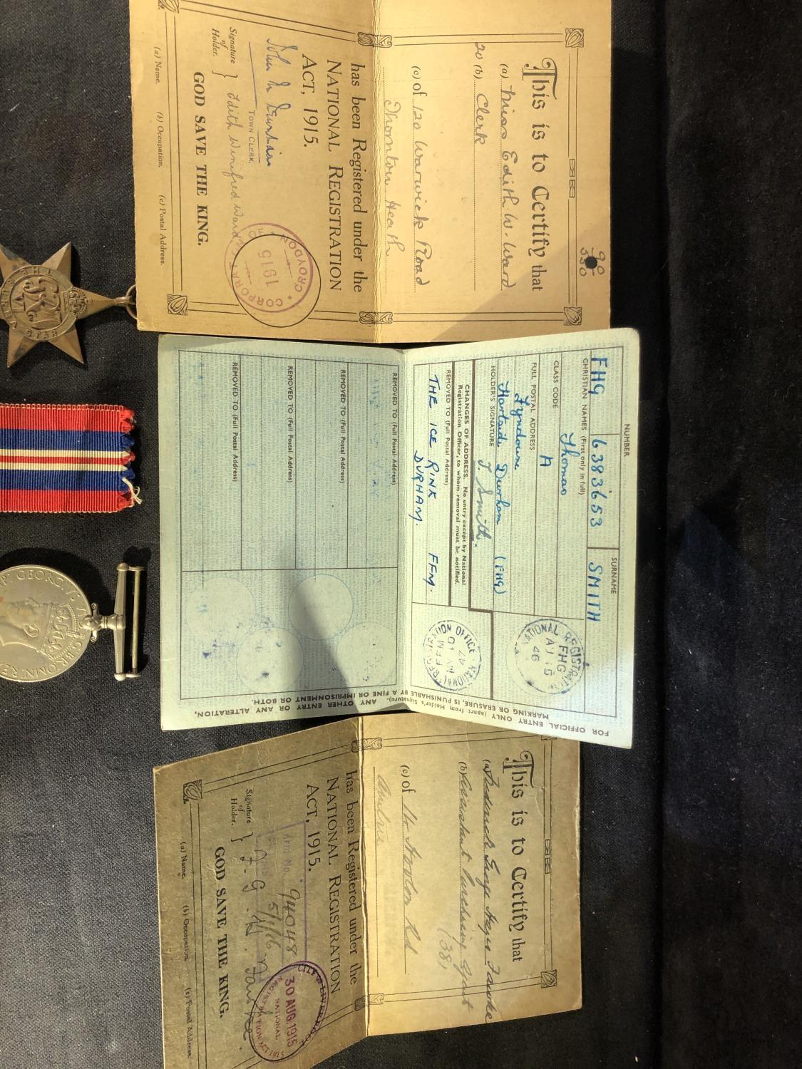 War Ephemera / medals and decorations - A Burma Star Medal; a 1939-1945 War medal and ribbon; Two - Image 2 of 2