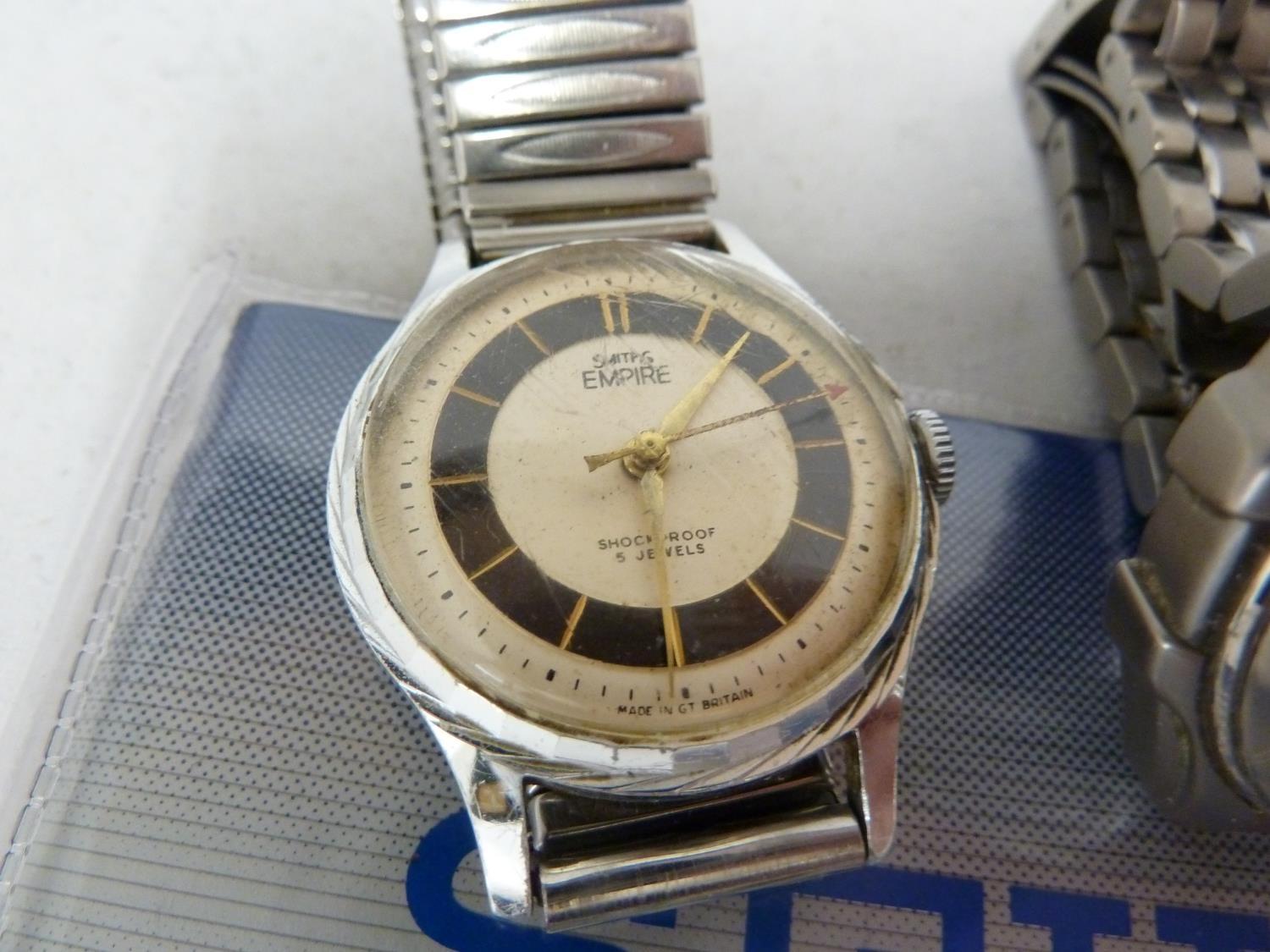 A Seiko 5 superior Titanium Automatic Gentleman's wristwatch, with papers; a Smiths Empire - Image 2 of 6