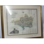 Antique Map - Greenwood, Pringle & Co., 1826, Map of the County of Dorset from an Actual Survey,