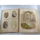 A Victorian Carte-de-Visite album and contents, many from Edinburgh, Dumfries and Glasgow studios, J