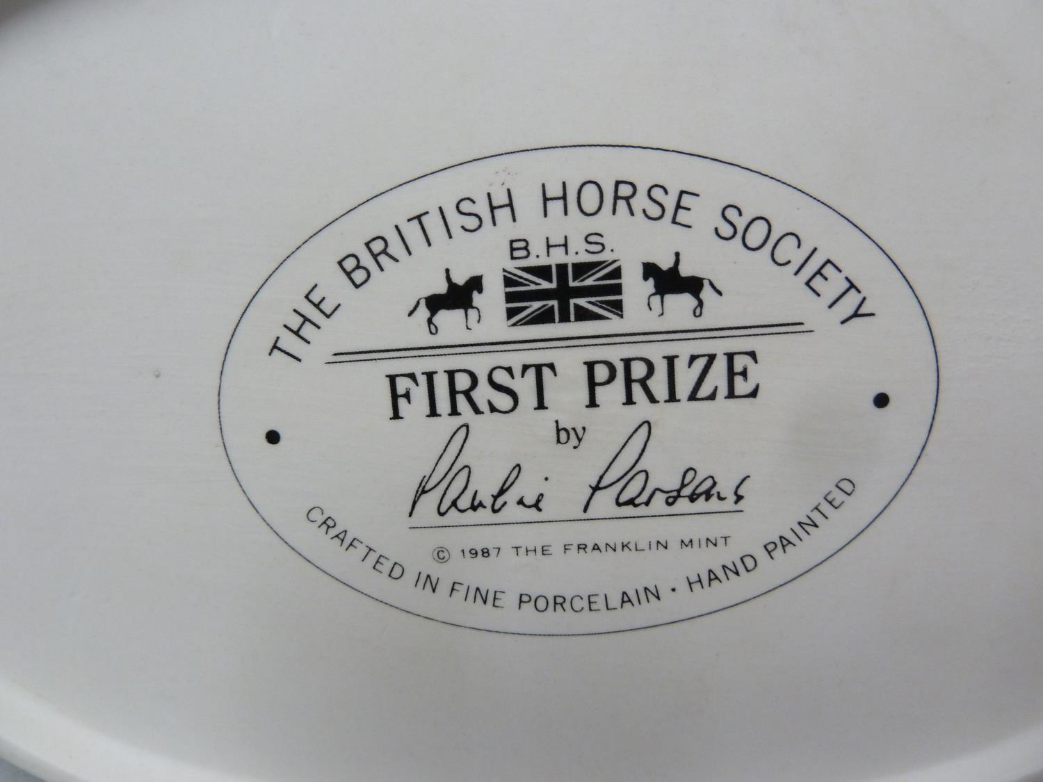 The British Horse Society - First Prize, a porcelain figure group of a girl with a pony, designed by - Image 4 of 4