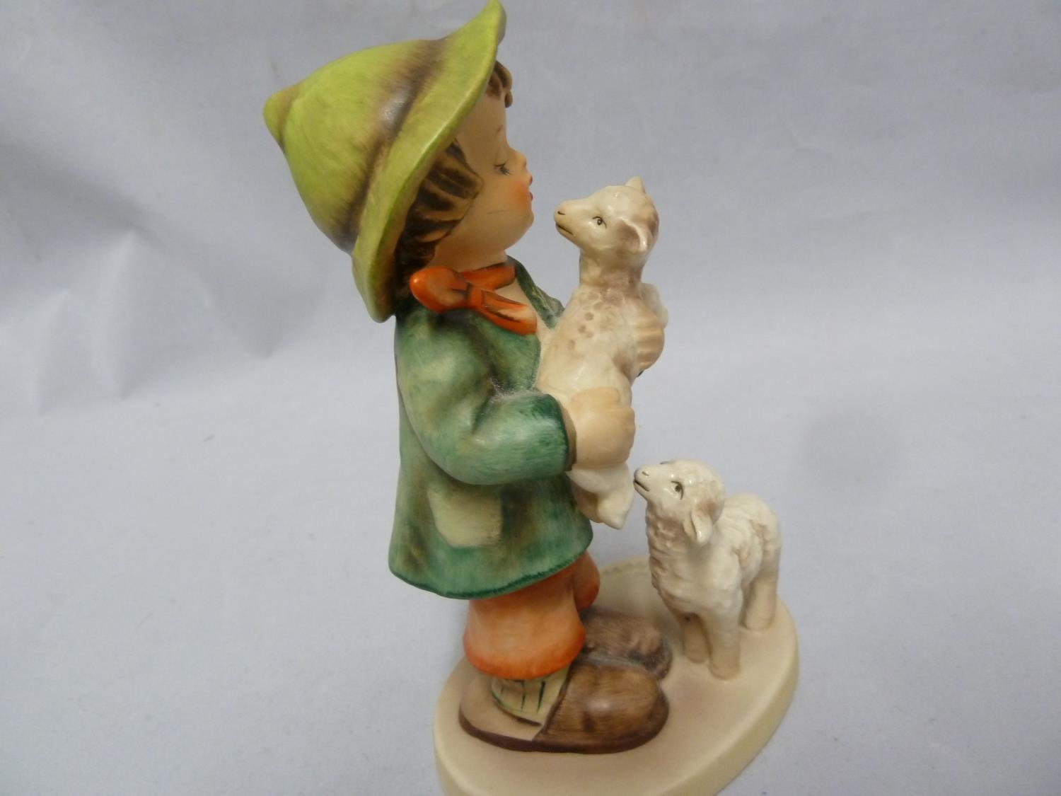 Goebel Figures - signed M J Hummel - boy with two lambs; trumpet boy; apple tree boy; and Home - Image 39 of 42