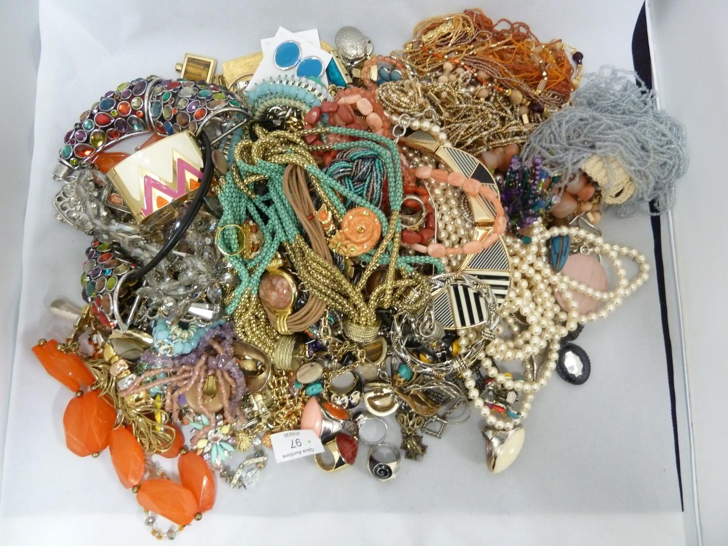 A large quantity of costume jewellery, 1990's and later (qty)