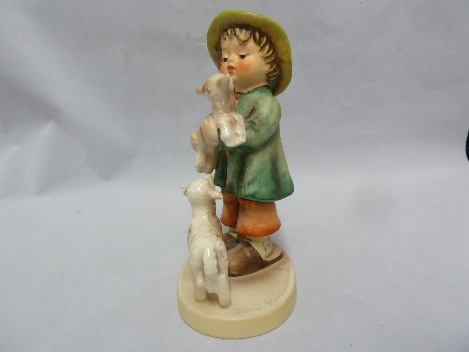 Goebel Figures - signed M J Hummel - boy with two lambs; trumpet boy; apple tree boy; and Home - Image 36 of 42