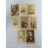 Carte-de-Visite - Early photography - Lord John Russel, Mayall of Brighton; Marquis of Salisbury,