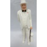 Adrian Hughes for Royal Doulton - Sir Winston Churchill figure, HN 3057, 1984, 27cm high