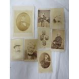 Scottish Interest - Thomas Carlyle and Family - Carte de visite / early photographs: comprising