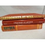 Militaria Reference Books - Caroonists at War, Frank E Huggett; Khyber by Charles Miller; Urquhart