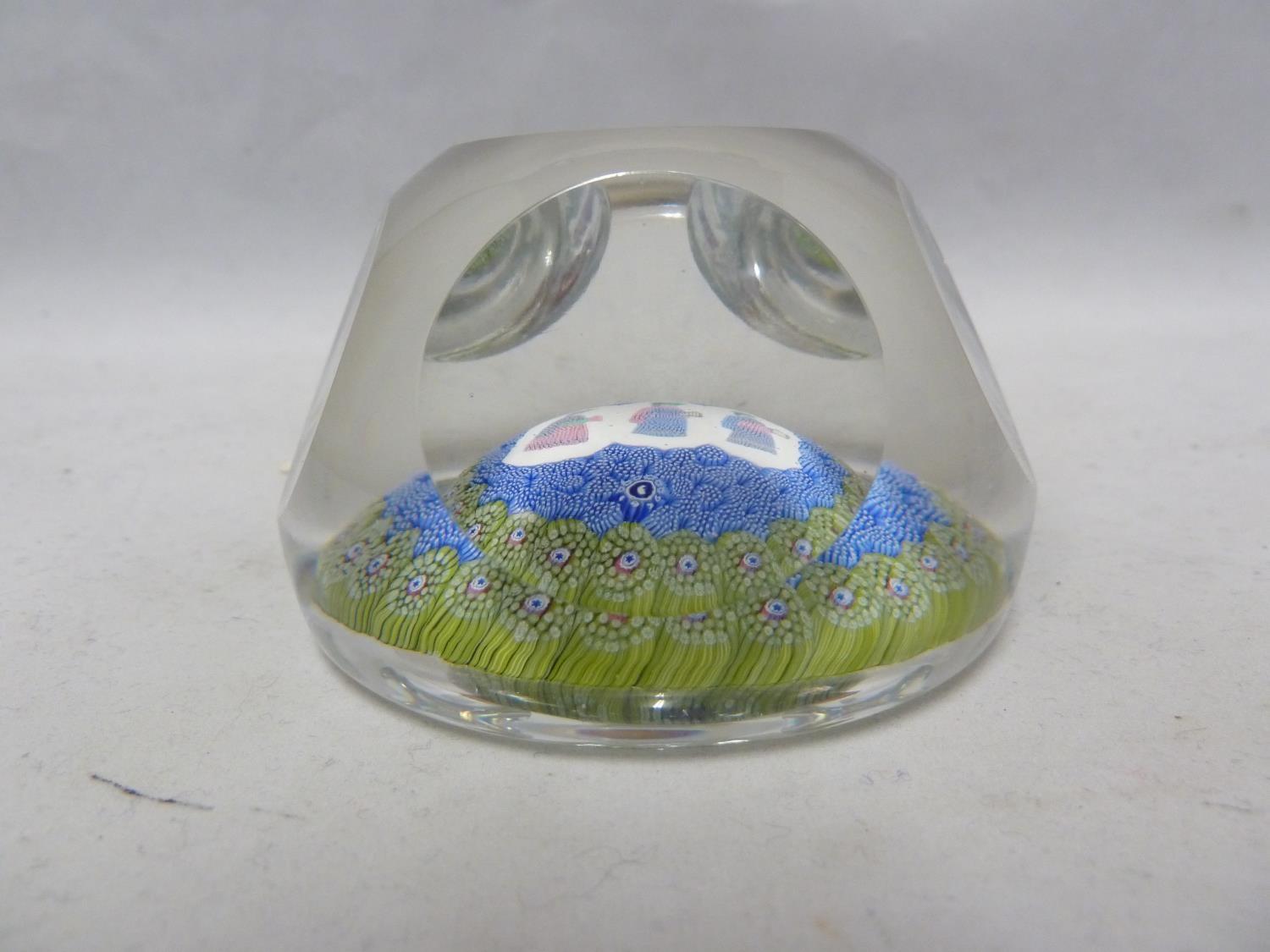 Geoffrey Baxter for Whitefriars - a Three Wise Men Christmas glass paperweight, Limited Edition of - Image 2 of 4