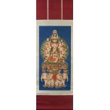 A CHINESE 'AVALOKITESVARA' HANGING SCROLL