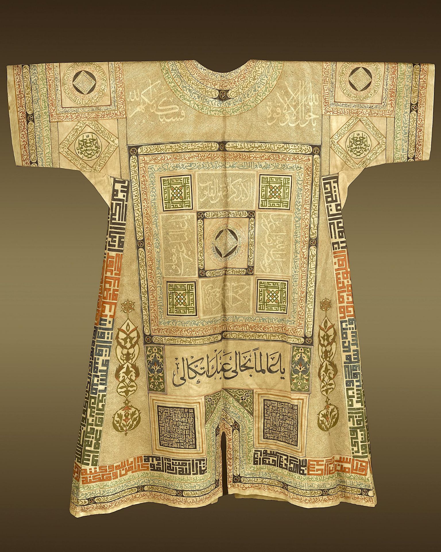 A LARGE OTTOMAN TALISMANIC SHIRT (JAMA) - Bild 2 aus 2